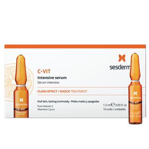 sesderma赛斯黛玛VC抗氧焕亮保湿安瓶精华10*1.5ml淡纹焕亮左旋vc