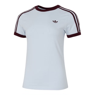 Adidas阿迪达斯三叶草女装2026春季时尚休闲服圆领短袖T恤KD3684