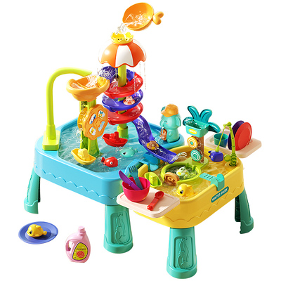 儿童水上乐园玩具钓鱼戏水池洗碗机男女孩2025新款宝宝生日61礼物