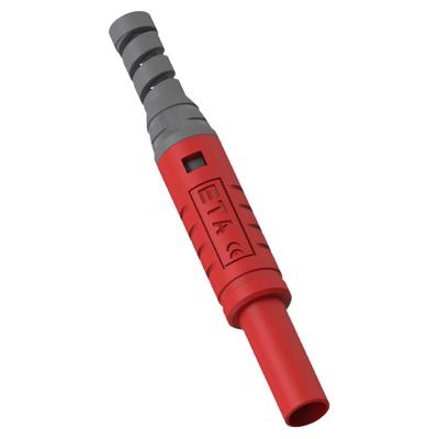 ETA纯铜4mm香蕉插头安全免焊直插