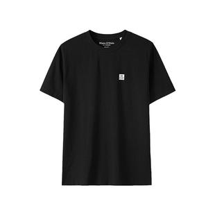 【自营】Marc O'Polo【商场同款】春新款logo印花基本款T恤男短袖