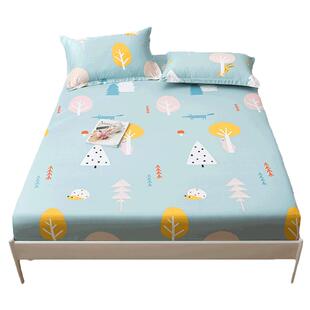 纯棉床笠单件全棉床罩防尘罩加厚席梦思床垫保护罩全包床单床套罩