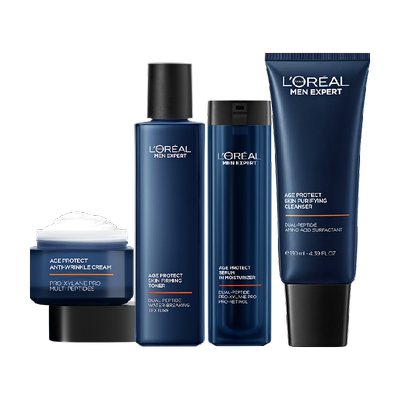 欧莱雅紧致抗老水乳男士护肤套装