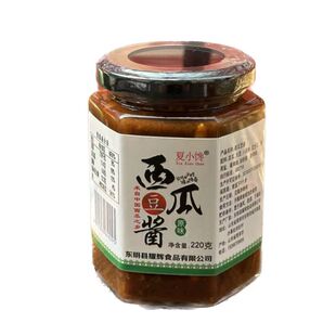 西瓜酱手工无添加黄豆酱瓜豆酱豆豉夹馍拌饭酱220克