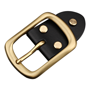 纯铜皮带扣头 针扣卡子扣头日字扣 黄铜腰带扣裤带头皮带扣子38cm