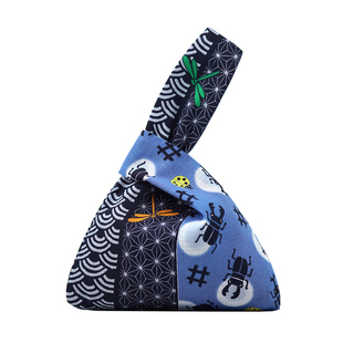 新款日式套结手腕袋和风手机钥匙零钱随身遛弯中秋接礼手拎包袋