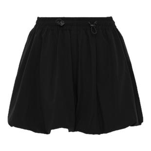 Oneup3M速干防晒花苞短裤夏季休闲百搭A字阔腿灯笼裤白色五分裤女