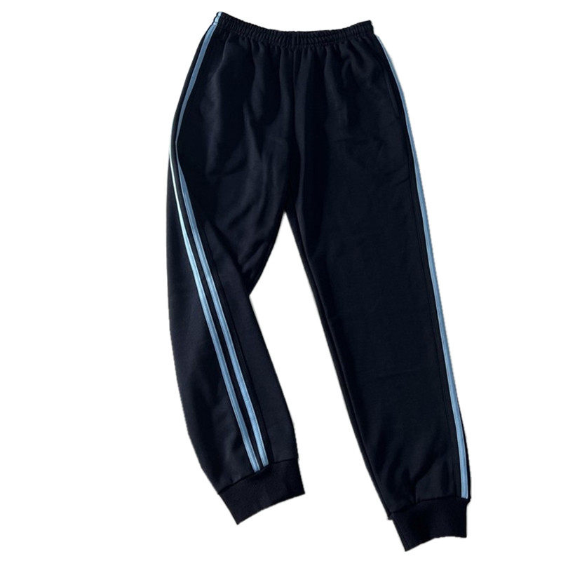 定制春夏超薄全棉藏青校服裤