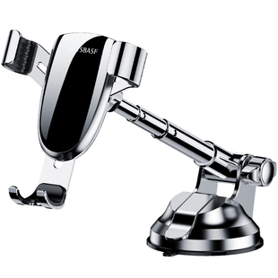 镜子手机支架吸盘式吸在玻璃镜面上的贴墙上自拍理发店发型师镜台墙面墙壁美发拍照视频直播固定专用车载架子