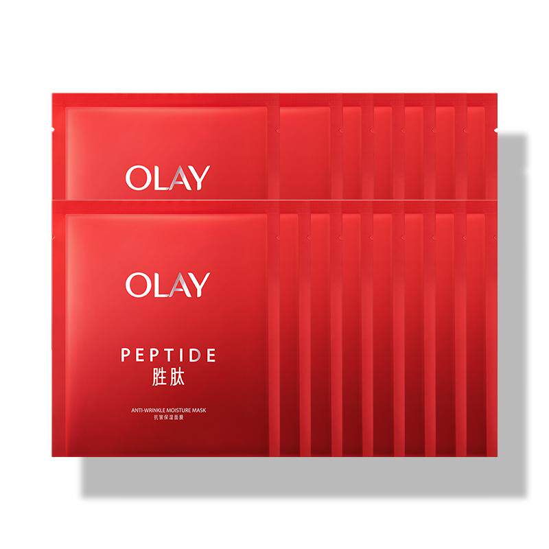 【双11现货】OLAY大红瓶面膜抗老补水保湿滋润抗皱紧致胜肽玉兰油