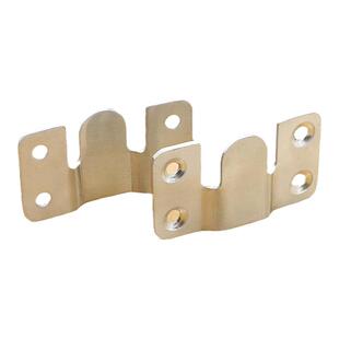 实木床连接固定挂扣不锈钢家具连接五金配件墙壁相框挂画挂钩山字