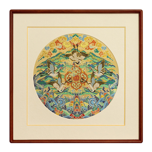 南京云锦研究所博物馆非遗工艺挂画玄关客厅装饰画乔迁升职礼物