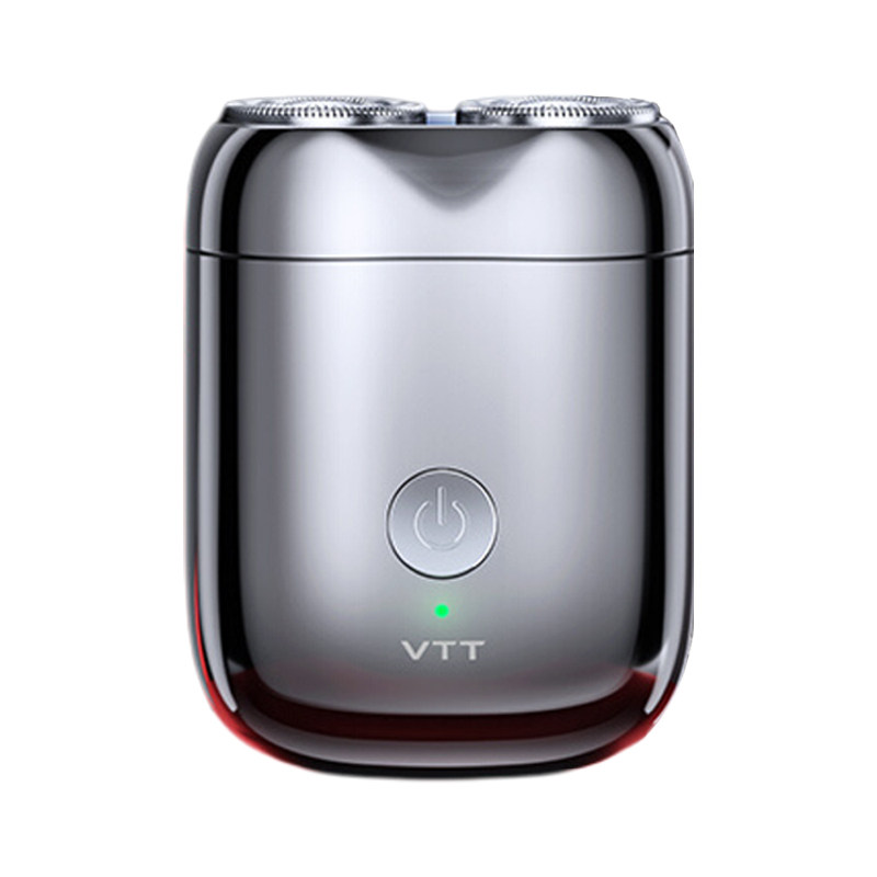 VTT磁吸剃须刀电动迷你双头浮动剃胡刀男士旅行胡须刀智能刮胡刀