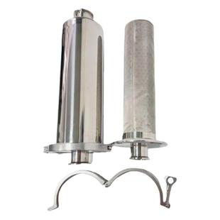 304不锈钢快装管道过滤器卫生食品级316杂质滤网商用工业用过滤器