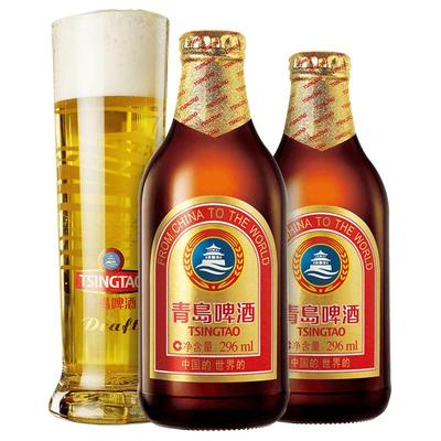 青岛啤酒296ml*24瓶棕金