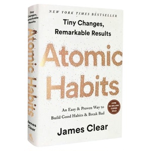【路上】 Atomic Habits原子习惯 英文原版 建立好习惯 打破坏习惯 Atomic Habits James Clear掌控原子习性自我成长提升励志书