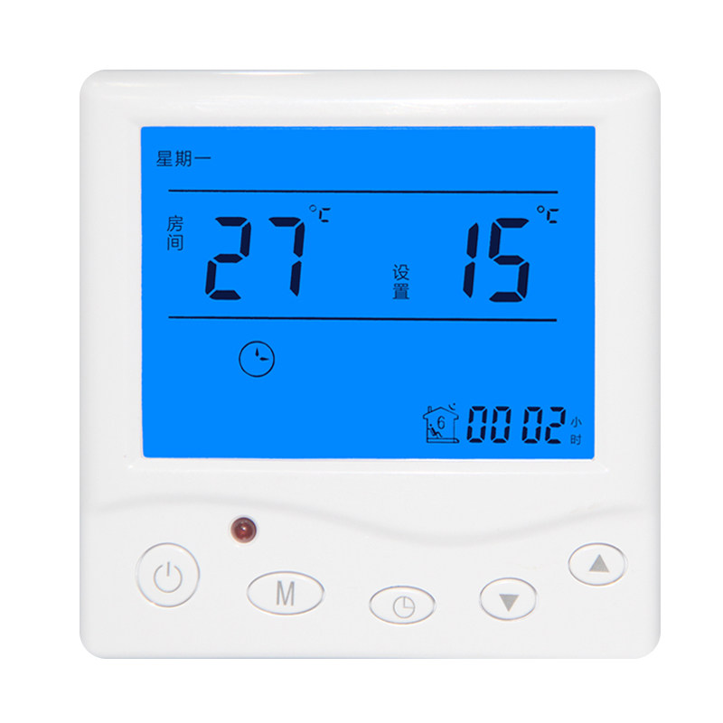 水地暖温控器智能温控开关液晶电热温度控制器恒温水采暖通用面板