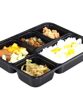 一次性餐盒饭盒快餐盒五格四分格