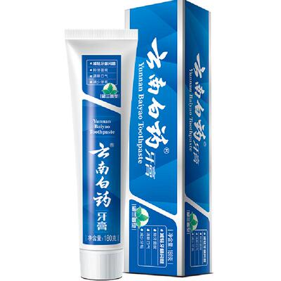 云南白药牙膏留兰薄荷冬青香型