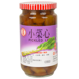 台湾进口金兰小菜心莴笋396g佛家纯全素食下饭酱泡菜罐装即食榨菜