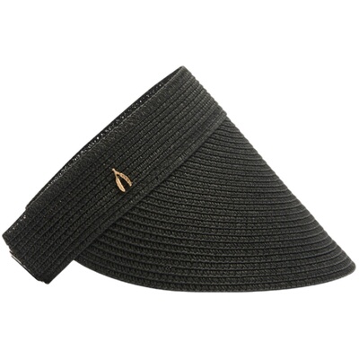 设计师新款遮脸遮阳帽大檐