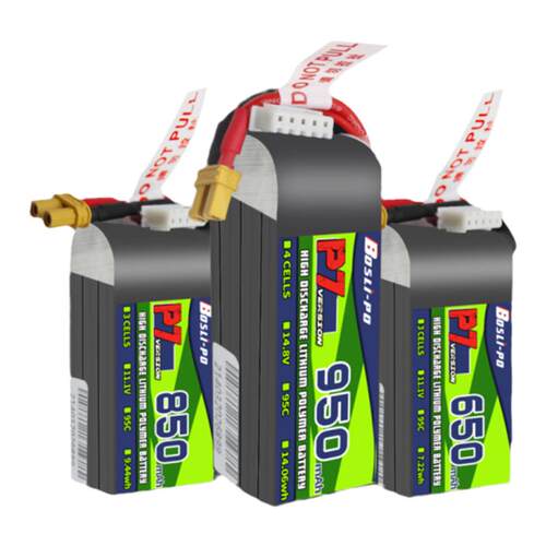 BosLi-po 博氏P7 FPV 95C 600/650/850/950mAh 3S/4S/6S 锂电池
