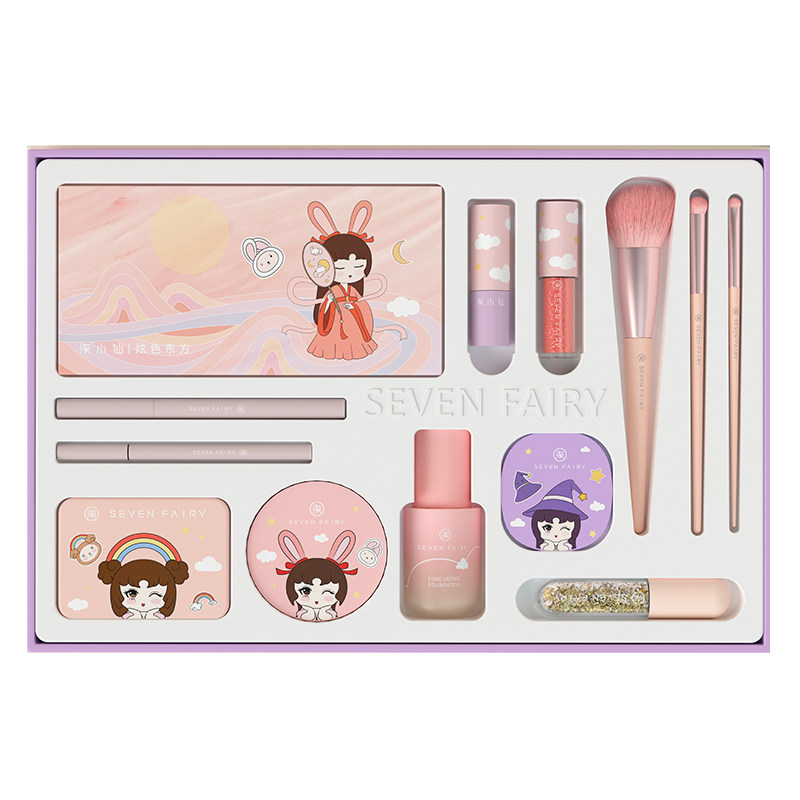 柒小仙儿童化妆品套装安全女孩舞台妆彩妆