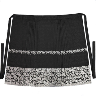 京云染【汀蝉】原创汉服半身裙黑银马面裙仿妆花织锦缎日常百搭