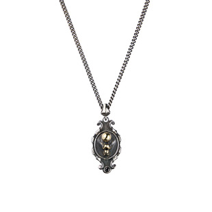 Arthur.K 狂言系列日本原创手工做旧925银男女警小丑项链不限量