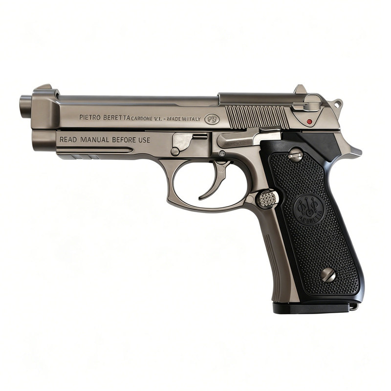 新款 抛壳伯莱塔M92全金属手抢模型仿真合金玩具枪1:2.05不可发射