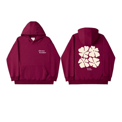 Lingorm邝玲玲同款宽松连帽卫衣