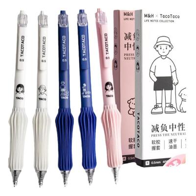 减负笔ST笔头按动中性笔