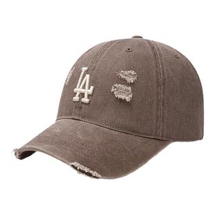 MLB官方张凌赫同款男女百搭复古时尚logo运动棒球帽秋冬新款CPVV3