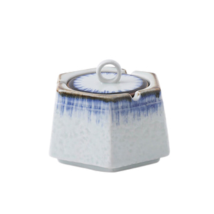 JOJO'S L. PD.Feno.复古创意陶瓷烟灰缸家用客厅带盖防飞灰丨费诺