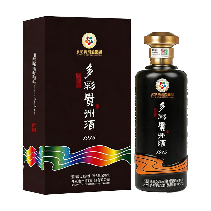 【年代系列】多彩贵州1915大曲白酒酱香型53%Vol整箱500ml＊6瓶