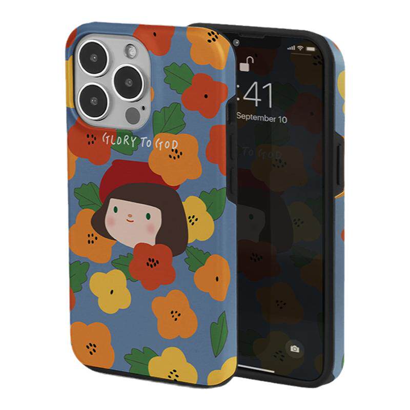 菲林TPU+PC防摔苹果甜美IP17