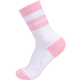 VICTOR威克多胜利羽毛球袜 毛巾大底运动打球袜子SK9409