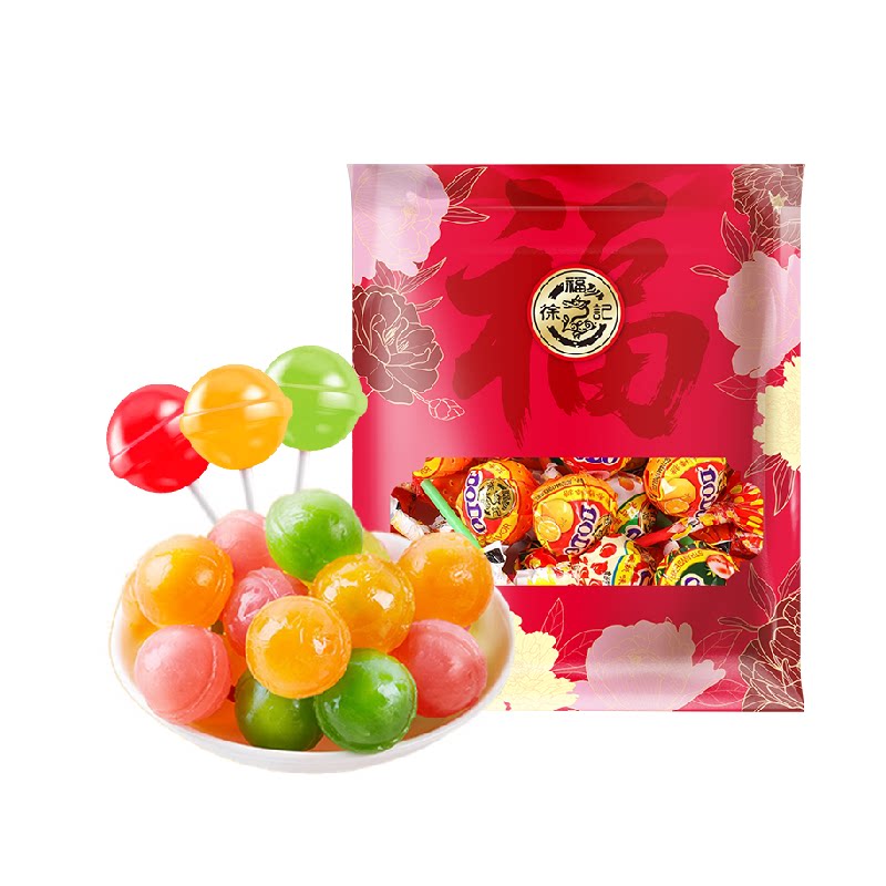 徐福记棒棒糖20支水果糖果奖励学生儿童休闲零食独立包装