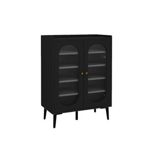 黑色鞋柜入户大容量简约现代门厅柜家用储物柜客厅靠墙玄关柜定制