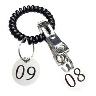 幼儿园水杯标记号码牌定制手牌不锈钢编号数字牌金属钥匙标识挂牌