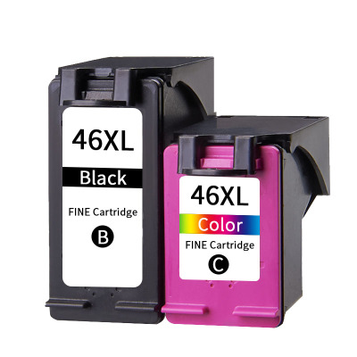 兼容HP46XL惠普可加墨墨盒DeskJet Ink Advantage Ultra 4729 2029 2529 2520HC 2020hc黑彩色喷墨打印机墨盒