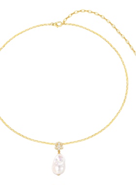 法式气质轻奢巴洛克风项链送女友