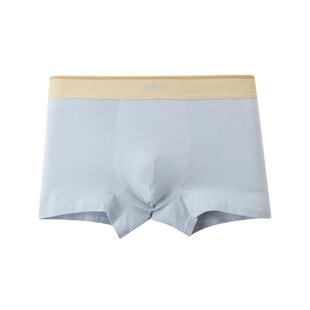 【3条装】三福男士内裤新款抗菌纯棉U裆透气四角裤平角裤486724