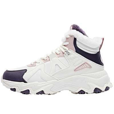 女鞋乔丹加绒高板加厚保暖