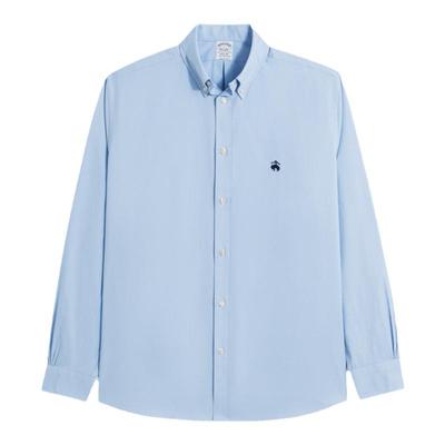 布克兄弟24男士纯色休闲衬衫