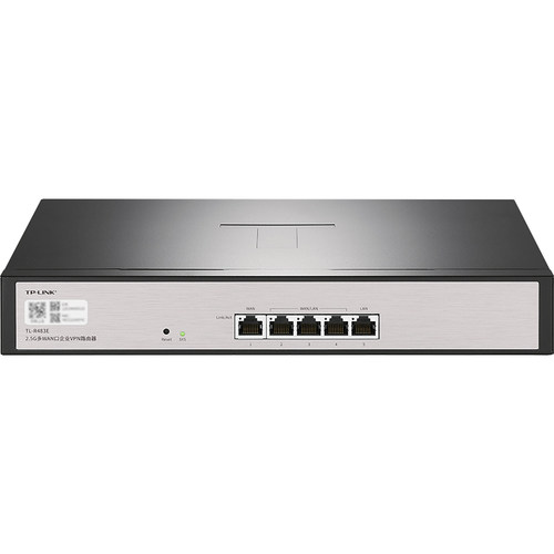 TP-LINK普联TL-R483E全2.5G企业级有线路由器5口多WAN叠加AC超千兆远程管理防火墙机架式带机300云展异地组网