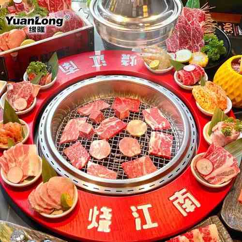 韩式电烤炉商用日式下排风烤肉炉上排烟烤肉设备烤肉店餐厅电烤锅