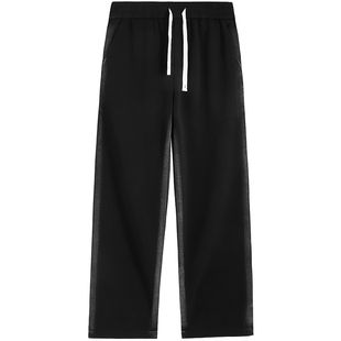 ZSEE休闲卫裤男宽松大码美式侧边做旧渐变条纹直筒运动长裤子潮牌