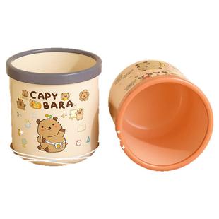 家用垃圾桶高颜值大号厨房客厅卫生间卧室可爱创意大容量压圈纸篓