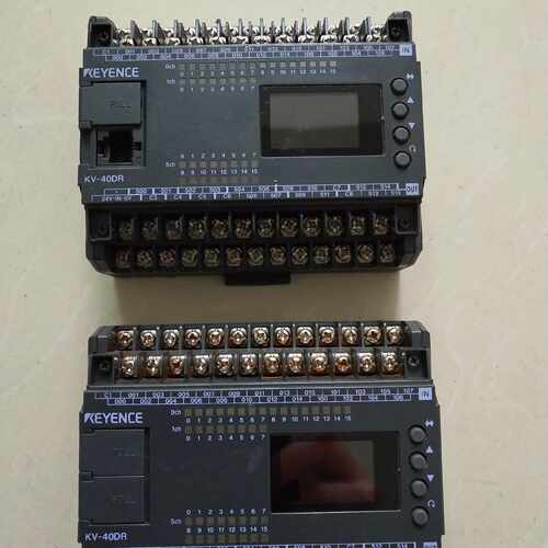 议价KV-40DR基恩士24入16出继电器型可视PLC9成新质保半年